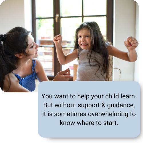 You want to help your child learn. But without support & guidance, it is sometimes overwhelming to know where to start